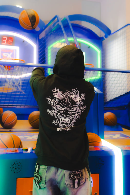 HONESTYxHOODIE - BLACK